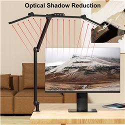 iCAN LED Clamp Desk Lamp with RGB Color Changing, Music Sync.(Open Box)