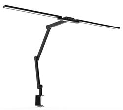 iCAN LED Clamp Desk Lamp for Home and Office, Dimmable & 3000K-6500K Color Temperature Adjustment.