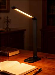 Lampe de bureau LED iCAN avec chargeur sans fil, lampes de bureau pour le bureau à domicile.