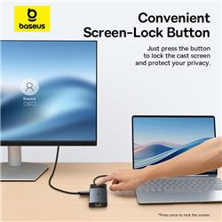 Baseus BS-OH083B 10-in-1 USB-C Dual Display MST Docking Station