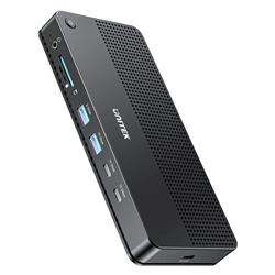 UNITEK 13-in-1 MST 8K 10Gbps 100W Docking Station for Triple Displays(Open Box)