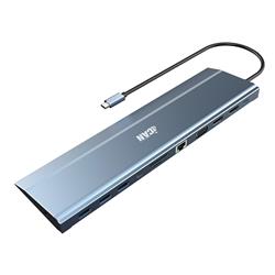 iCAN 12-in-1 Type-C 4K Triple Monitors Docking Station