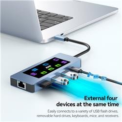 iCAN 9-in-1 Type-C 4K Visual Smart Design Docking Station(Open Box)