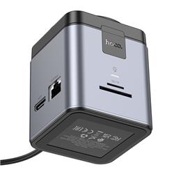 HOCO 9-in-1 USB-C 100W Docking Station with Magnetic Wireless Charging