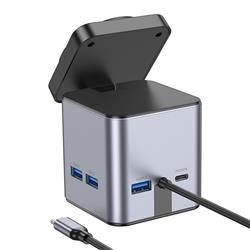HOCO 9-in-1 USB-C 100W Docking Station with Magnetic Wireless Charging