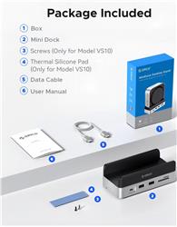 Support station d’accueil multifonction 10 ports Orico pour Mac mini