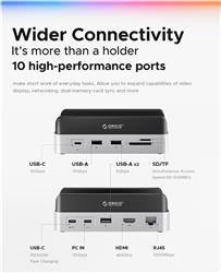 Support station d’accueil multifonction 10 ports Orico pour Mac mini