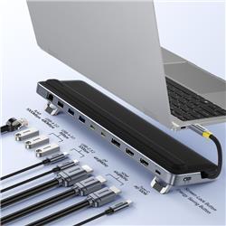 Baseus BS-OH199 12-in-1 USB-C Triple Display MST Docking Station