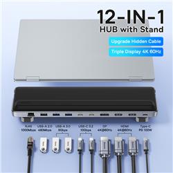 Baseus BS-OH199 12-in-1 USB-C Triple Display MST Docking Station