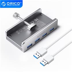 Orico 4-Port USB 3.0 Clip-Type Hub with 5ft USB-A Extension Cable