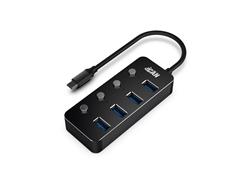 iCAN Concentrateur USB 3.0 4 ports, Interrupteurs d'alimentation