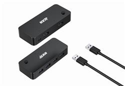 iCAN USB 3.2 Switch Hub, Share 4 USB Devices for 2 Computers