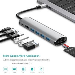 iCAN 8-in-1 100W USB Hub with 4K HDMI(Open Box)
