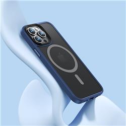 Benks Magnetic Mist Hybrid PC+TPU Case for iPhone14 6.1, Blue