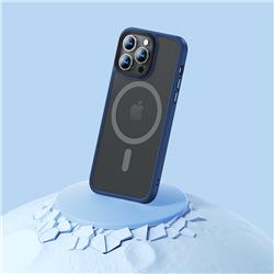 Benks Magnetic Mist Hybrid PC+TPU Case for iPhone14 6.1, Blue
