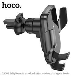 HOCO 15W Wireless Charging Car Holder with Auto-Sensing(Open Box)