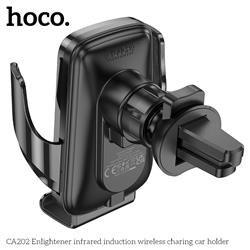HOCO 15W Wireless Charging Car Holder with Auto-Sensing(Open Box)