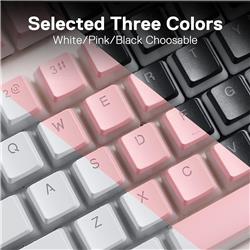 Redragon A130P PBT Pudding keycaps pink 104 Keycaps