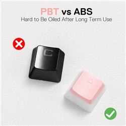 Redragon A130P PBT Pudding keycaps pink 104 Keycaps