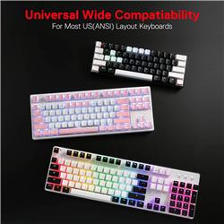 Redragon A130P PBT Pudding keycaps pink 104 Keycaps