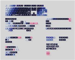 HYTE Official Silver Wolf Keycap Set and Desk Pad Bundle