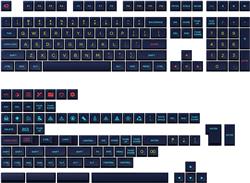 Akko Ensemble de touches Starry Sky