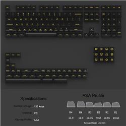 Akko Ensemble de touches V2 Transparent clair, Noir