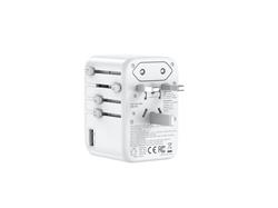 iCAN 65W 4-Port Universal Travel Adapter with 3 USB-C and 1 USB-A