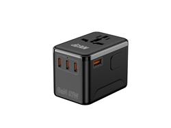 iCAN 67W 4-Port Universal Travel Adaptor  with 3 USB-C and 1 USB-A