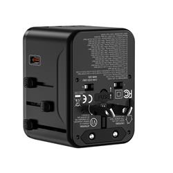 iCAN 35W 5-Port Universal Travel Adapter with 3 USB-C and 2 USB-A