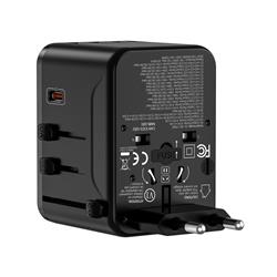 iCAN 35W 5-Port Universal Travel Adapter with 3 USB-C and 2 USB-A