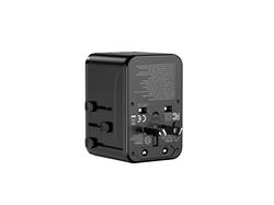 iCAN 100W 4-Port Universal Travel Adapter with 3 USB-C and 1 USB-A
