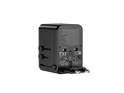 iCAN 100W 4-Port Universal Travel Adapter with 3 USB-C and 1 USB-A