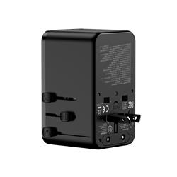 iCAN 70W 4-Port retractable cable Universal Travel Adapter