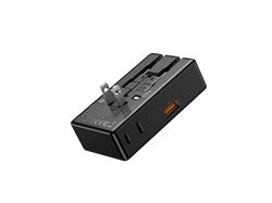 iCAN 25W 4-Port Slim Universal Travel Adapter with 1A3C