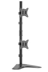 Brateck 17"-32" Vertical Dual-Monitor Steel Articulating Monitor Mount