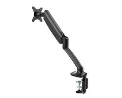 iCAN 10"-27" Single Screen Desktop Mount | 360 Degree Swivel | Black(Open Box)
