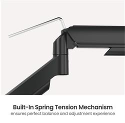 Support pour écran simple ICAN 17"-32", rotation à 180 degrés