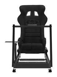 Cockpit de simulation Strix ARMOURY avec siège et levier – Noir