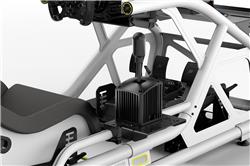 Fanatec - ClubSport Cockpit Shifter Mount, White, Right Side