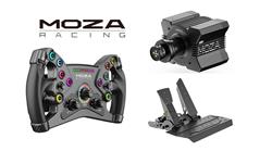 MOZA R9 V3 Direct Drive Wheel Base + MOZA KS Steering Wheel + MOZA SR-P 2 Pedals