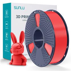 Sunlu 1.75mm, 1kg/spool, PLA meta filament (Cherry Red)