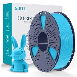 Filament PLA méta Sunlu 1,75 mm, 1 kg/bobine (bleu ciel)
