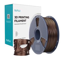 Sunlu 1.75mm, 1kg/spool, PLA Galaxy Star Brown