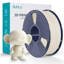 Sunlu 1.75mm, 1kg/spool, PLA meta filament (Cream White)