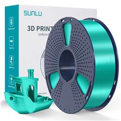 Filament PLA+ soie Sunlu 1,75 mm, 1 kg/bobine (vert)
