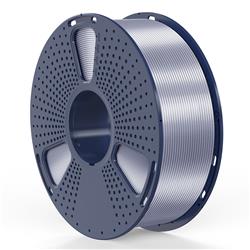 Sunlu 1.75mm, 1kg/spool, Silk PLA+ filament (Silver)
