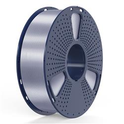 Sunlu 1.75mm, 1kg/spool, Silk PLA+ filament (Silver)