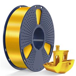 Filament PLA+ soie Sunlu 1,75 mm, 1 kg/bobine (or clair)