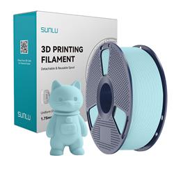 Sunlu 1,75 mm, 1 kg/bobine, PLA mat (bleu poudre)